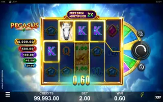 Pegasus Cash Spree – Winning spin