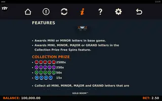 Gold Boom – Paytable