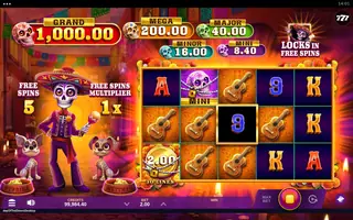 Day Of The Dinero – Feature in play