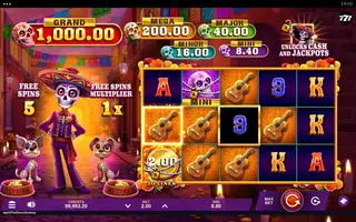 Day Of The Dinero – Feature in play