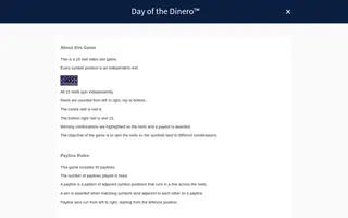 Day Of The Dinero – Game rules