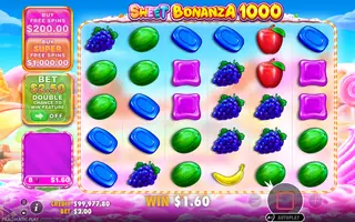 Sweet Bonanza 1000 – Winning spin