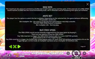 Sweet Bonanza 1000 – Game rules