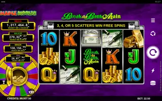 Break Da Bank Again Maple Moolah – Base game