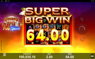 Magnificent Power Wolf Fire Spirit – Winning spin