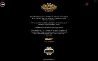 3 Blazing Volcanoes Power Combo – Game rules