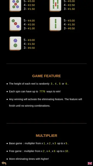 Mahjong Rich Ways – Game rules