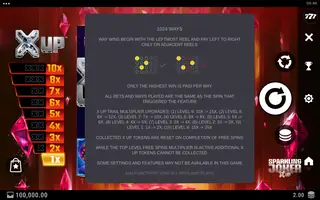 Sparkling Joker X UP – Game rules