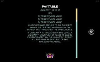 Sienna Steele – Paytable