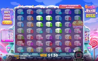 Sugar Rush Dice – Winning spin