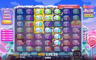 Sugar Rush Dice – Winning spin