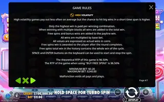 Sugar Rush Dice – Game rules