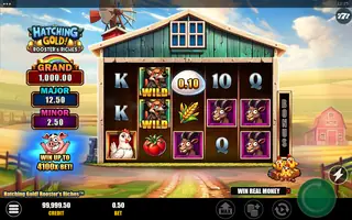 Hatching Gold! Rooster’s Riches – Feature in play