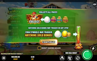 Hatching Gold! Rooster’s Riches – Game rules
