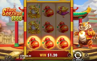 Tigre Sortudo 1000 – Winning spin