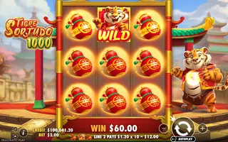 Tigre Sortudo 1000 – Winning spin