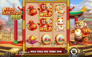 Tigre Sortudo 1000 – Feature in play