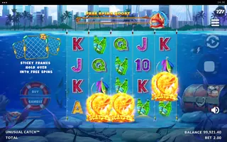 Unusual Catch – Feature in play