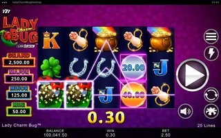 Lady Charm Bug – Winning spin