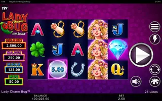 Lady Charm Bug – Feature in play