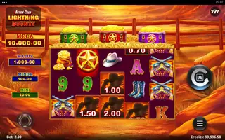 Action Cash Lightning Bounty – Winning spin