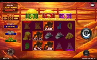 Action Cash Lightning Bounty – Feature in play