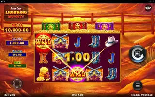 Action Cash Lightning Bounty – Feature in play