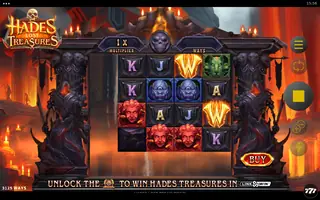Hades Lost Treasures – Feature in play