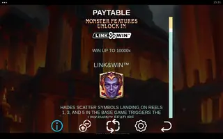 Hades Lost Treasures – Paytable