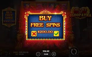 Heart of Cleopatra – Bonus buy