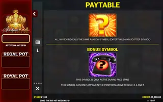 Deal Or No Deal The Big Hit Megaways – Game rules