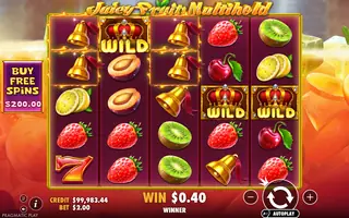 Juicy Fruits Multihold – Winning spin