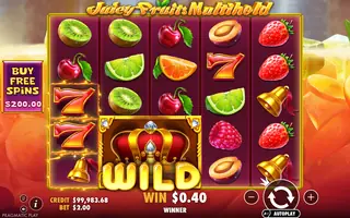 Juicy Fruits Multihold – Feature in play