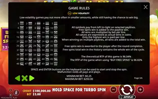 Juicy Fruits Multihold – Game rules
