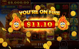 Fire Stampede – Winning spin