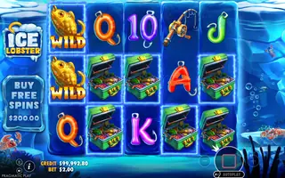 Ice Lobster – Feature in play