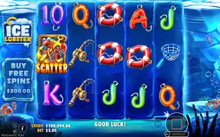 Ice Lobster – Feature in play