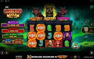 Cerberus Gold – Feature in play