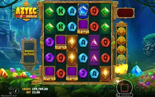 Aztec Powernudge – Feature in play