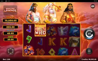 Amazing Legends – Feature in play
