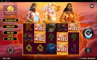 Amazing Legends – Feature in play