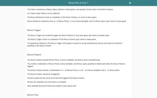 Mining Pots of Gold – Game rules