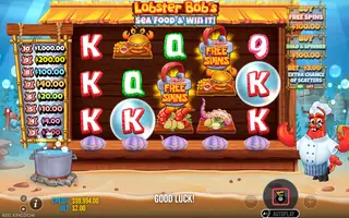Lobster Bob’s Sea Food and Win It – Feature in play
