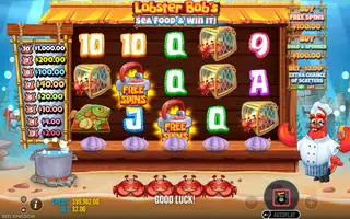 Lobster Bob’s Sea Food and Win It – Feature in play