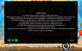 Lobster Bob’s Sea Food and Win It – Game rules
