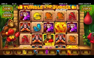 Tumble in the Jungle Wild Fight – Free spins