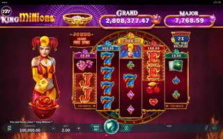 Fire and Roses Joker King Millions – Base game