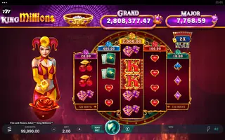 Fire and Roses Joker King Millions – Base game