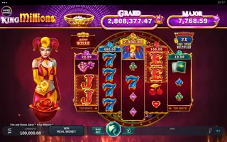 Fire and Roses Joker King Millions – Game rules