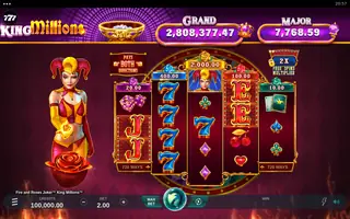 Fire and Roses Joker King Millions – Game rules